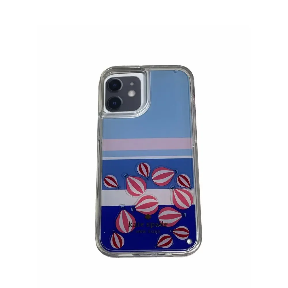 kate spade Hot air Balloon iphone 12 mini up & away liquid case